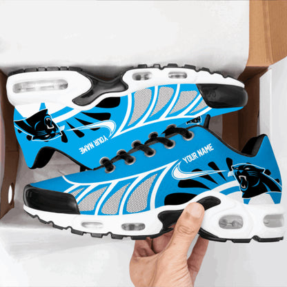 LIMITED EDITION - NEW CUSTOMIZED NFL23 CLP CAROLINA PANTHERS UNISEX AIR MAX PLUS SNEAKERS