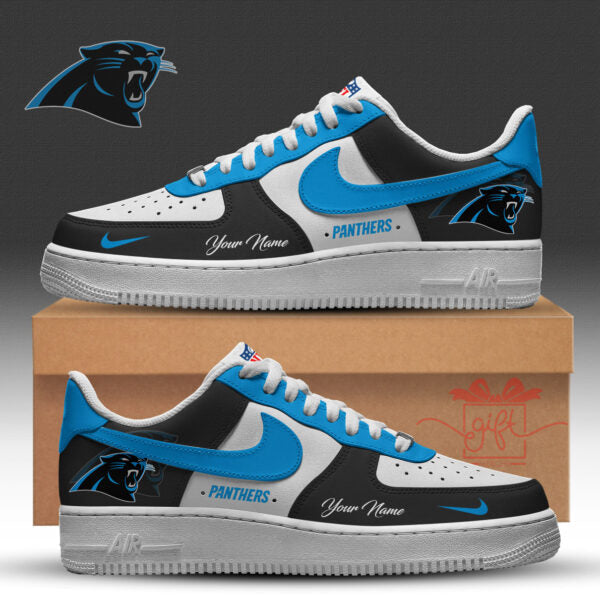 LIMITED EDITION - NEW CUSTOMIZED NFL23 CLP CAROLINA PANTHERS AF1 SNEAKERS