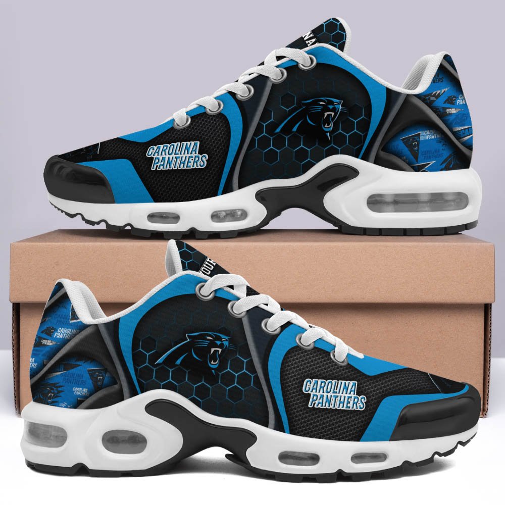 LIMITED EDITION - NEW CUSTOMIZED NFL23 CLP CAROLINA PANTHERS UNISEX AIR MAX PLUS SNEAKERS