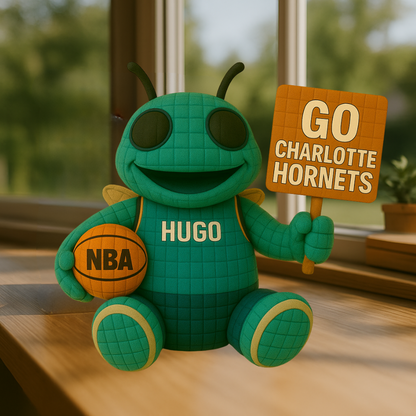 Limited Edition - NBA 27 CH Charlotte Hornets Handmade Crochet