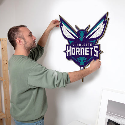 LIMITED EDITION - NEW CUSTOMIZED NBA27 CH CHARLOTTE HORNETS WOODEN PUZZLE