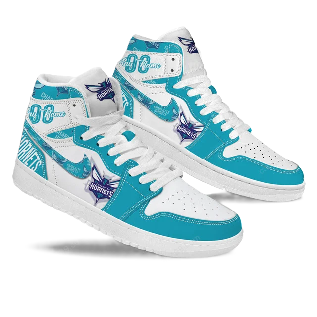 LIMITED EDITION - NEW CUSTOMIZED NBA27 CL HORNETS AIR JORDAN SNEAKERS