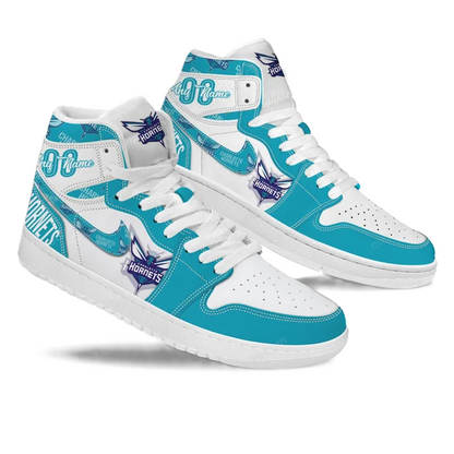 LIMITED EDITION - NEW CUSTOMIZED NBA27 CL HORNETS AIR JORDAN SNEAKERS
