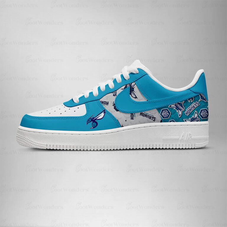 LIMITED EDITION - NEW CUSTOMIZED NBA27 CL HORNETS AF1 SHOES