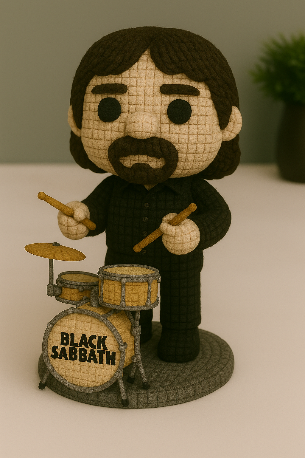 NEW PREMIUM BLACK SABBATH HANDMADE CROCHET