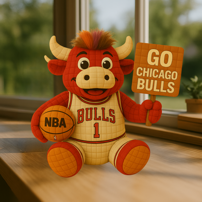 Limited Edition - NBA 19 CB Chicago Bulls Handmade Crochet