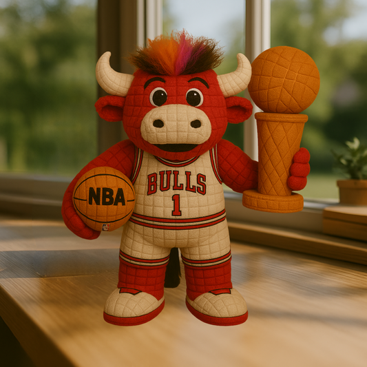 Limited Edition - NBA 19 CB Chicago Bulls Handmade Crochet