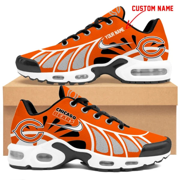 LIMITED EDITION - NEW CUSTOMIZED NFL26 CCB CHICAGO BEARS UNISEX AIR MAX PLUS SNEAKERS