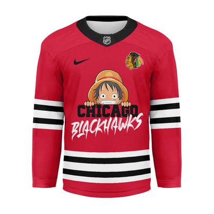 LIMITED EDITION - NEW CUSTOMIZED NHL08 CC BLACKHAWKS UNISEX HOCKEY JERSEY
