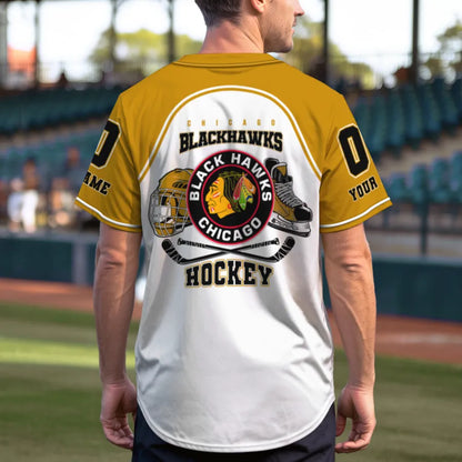 LIMITED EDITION - NEW CUSTOMIZED NHL08 CBH CHICAGO BLACKHAWKS BASEBALL JERSEY