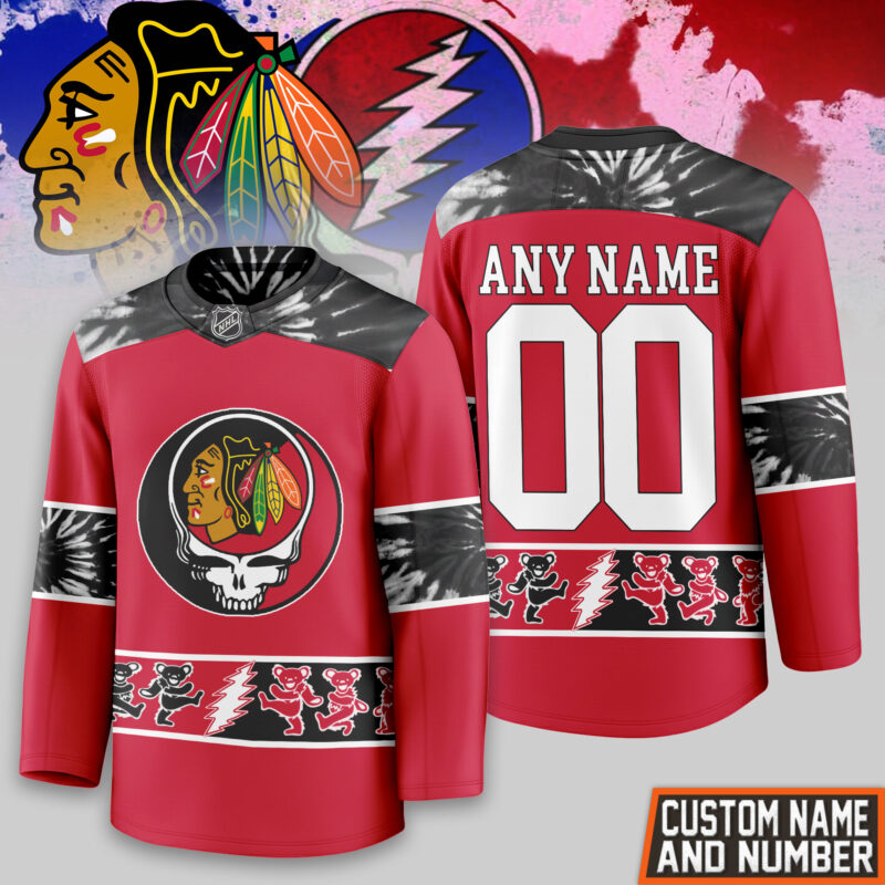 LIMITED EDITION - NEW CUSTOMIZED NHL08 CC BLACKHAWKS UNISEX HOCKEY JERSEY