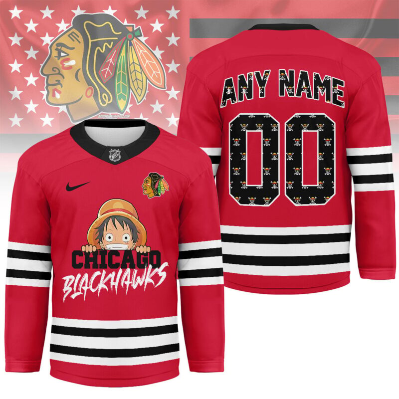 LIMITED EDITION - NEW CUSTOMIZED NHL08 CC BLACKHAWKS UNISEX HOCKEY JERSEY