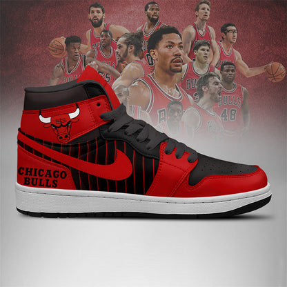 LIMITED EDITION - NEW CUSTOMIZED NBA19 CH BULLS AIR JORDAN SNEAKERS