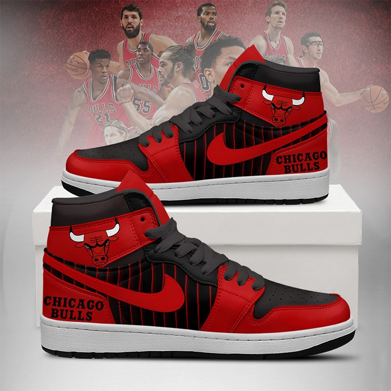 LIMITED EDITION - NEW CUSTOMIZED NBA19 CH BULLS AIR JORDAN SNEAKERS