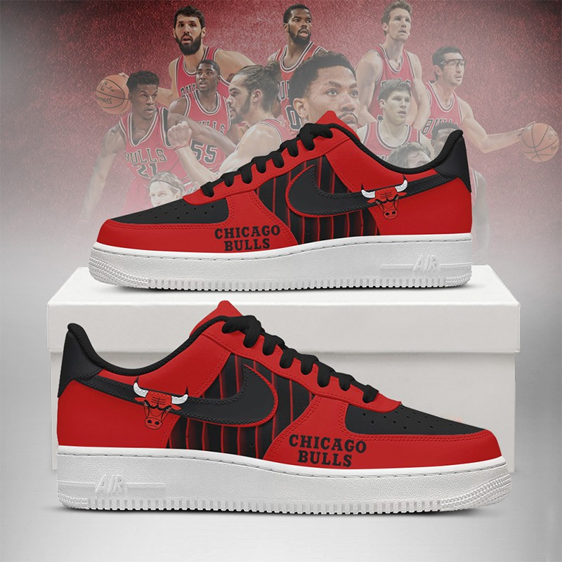 LIMITED EDITION - NEW CUSTOMIZED NBA19 CH BULLS AF1 SHOES