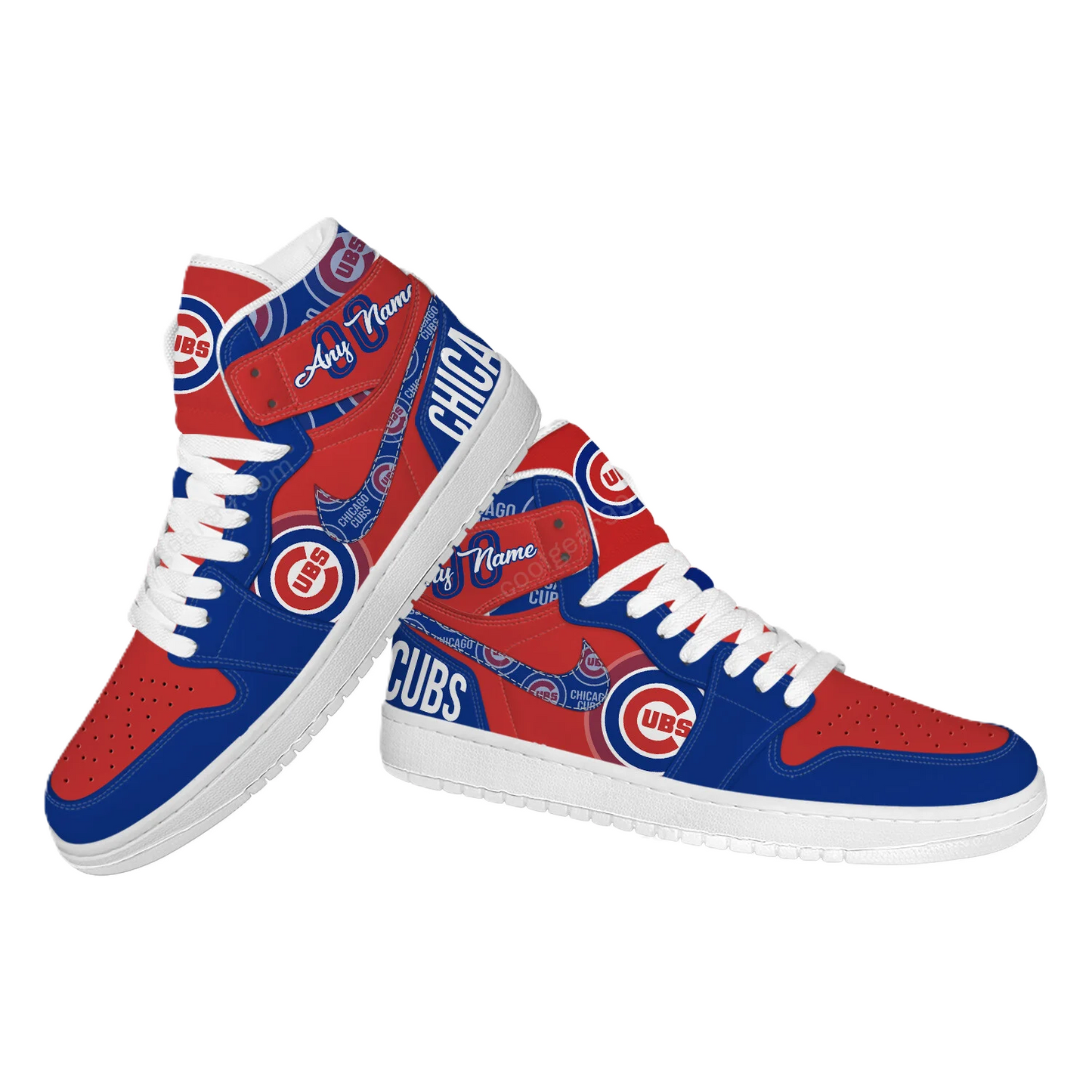 LIMITED EDITION - NEW CUSTOMIZED MLB04 CH CUBS AIR JORDAN SNEAKERS