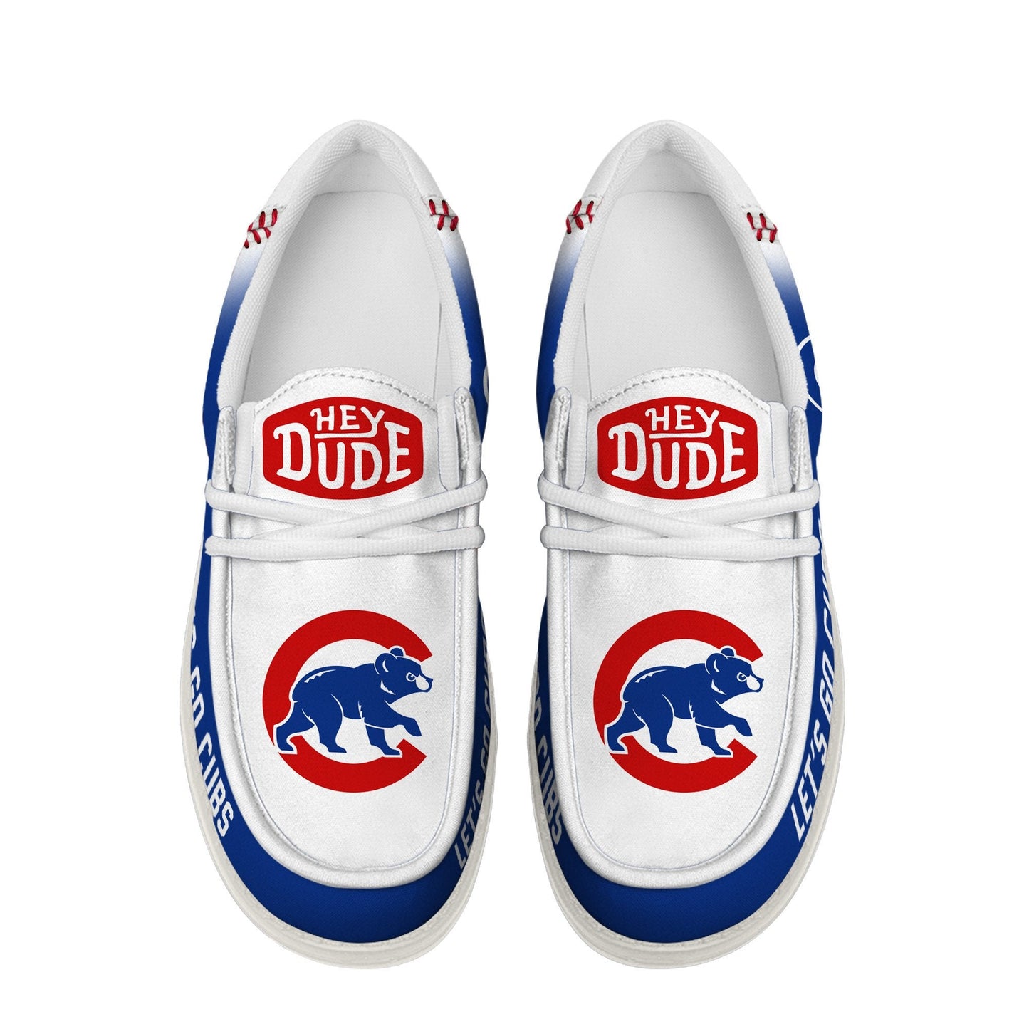 LIMITED EDITION - NEW CUSTOMIZED MLB04 CH CUBS LOAFER SHOES