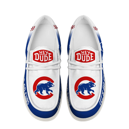 LIMITED EDITION - NEW CUSTOMIZED MLB04 CH CUBS LOAFER SHOES