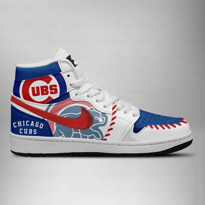 LIMITED EDITION - NEW CUSTOMIZED MLB04 CH CUBS AIR JORDAN SNEAKERS