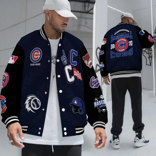 LIMITED EDITION - NEW CUSTOMIZED MLB04 CCS CHICAGO CUBS UNISEX T-SHIRT, POLO, HOODIE & JACKETS