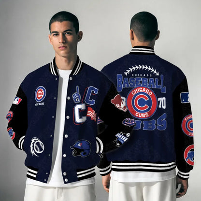 LIMITED EDITION - NEW CUSTOMIZED MLB04 CCS CHICAGO CUBS UNISEX T-SHIRT, POLO, HOODIE & JACKETS