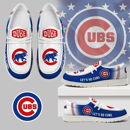 LIMITED EDITION - NEW CUSTOMIZED MLB04 CH CUBS LOAFER SHOES