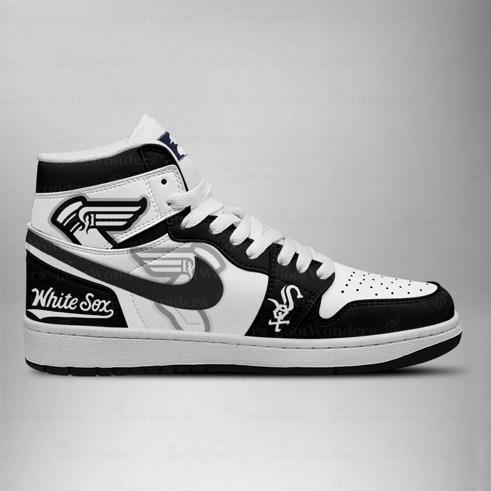 LIMITED EDITION - NEW CUSTOMIZED MLB26 CW SOX AIR JORDAN SNEAKERS
