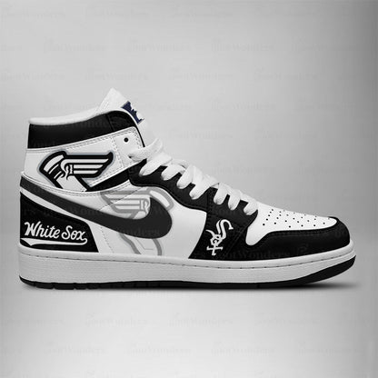 LIMITED EDITION - NEW CUSTOMIZED MLB26 CW SOX AIR JORDAN SNEAKERS