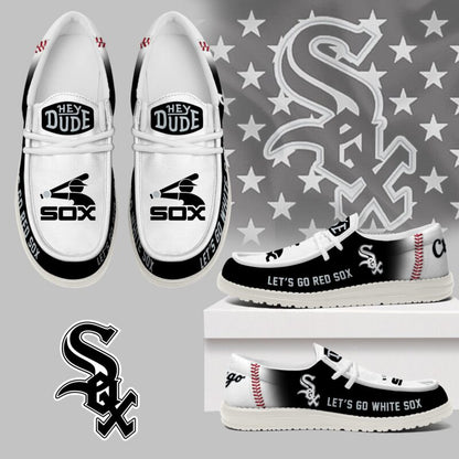 LIMITED EDITION - NEW CUSTOMIZED MLB26 CW SOX LOAFER SHOES