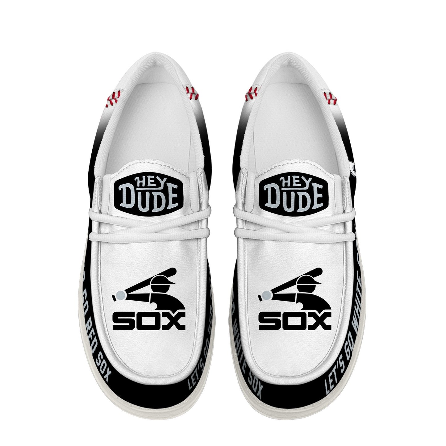 LIMITED EDITION - NEW CUSTOMIZED MLB26 CW SOX LOAFER SHOES
