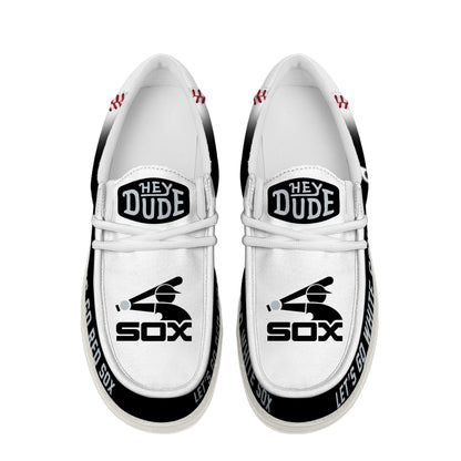LIMITED EDITION - NEW CUSTOMIZED MLB26 CW SOX LOAFER SHOES