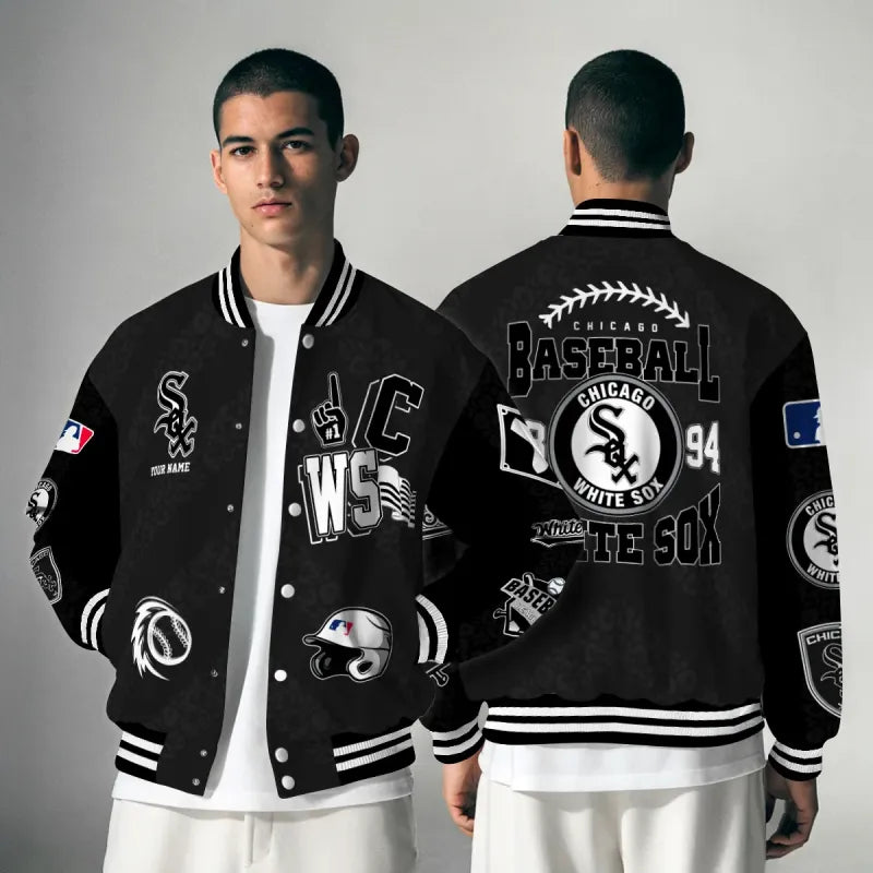 LIMITED EDITION - NEW CUSTOMIZED MLB26 CWS CHICAGO WHITE SOX UNISEX T-SHIRT, POLO, HOODIE & JACKETS