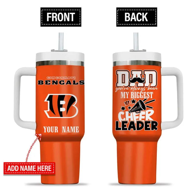 LIMITED EDITION - NEW CUSTOMIZED NFL16 CCB CINCINNATI BENGALS 40oz TUMBLER