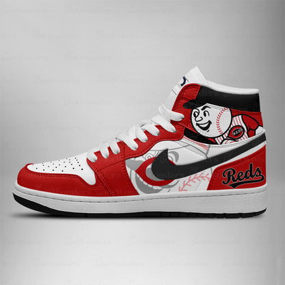 LIMITED EDITION - NEW CUSTOMIZED MLB05 CC REDS AIR JORDAN SNEAKERS
