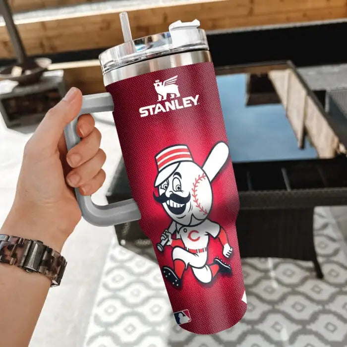 LIMITED EDITION - NEW CUSTOMIZED MLB05 CRS CINCINNATI REDS 40oz TUMBLER