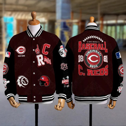 LIMITED EDITION - NEW CUSTOMIZED MLB05 CRS CINCINNATI REDS UNISEX T-SHIRT, POLO, HOODIE & JACKETS
