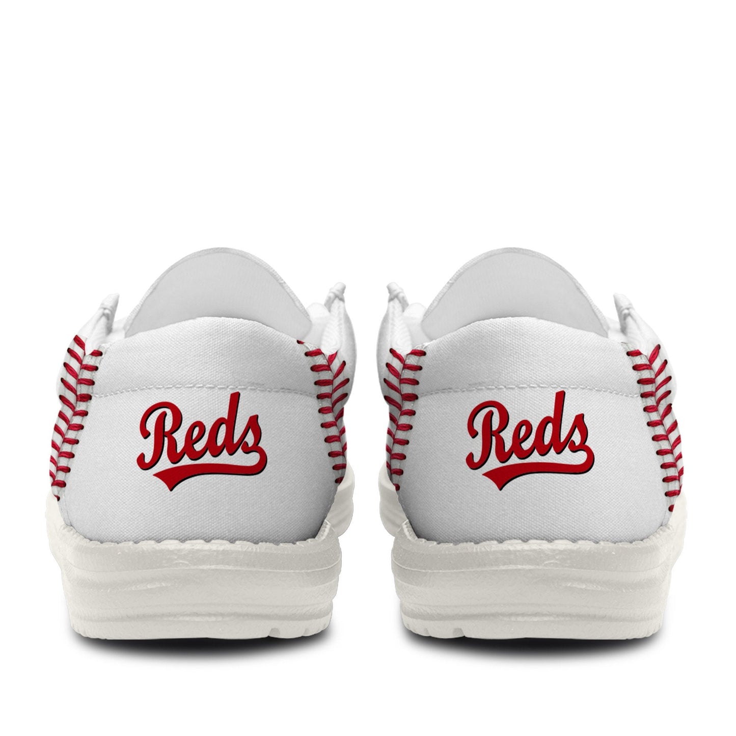 LIMITED EDITION - NEW CUSTOMIZED MLB05 CC REDS LOAFER SHOES