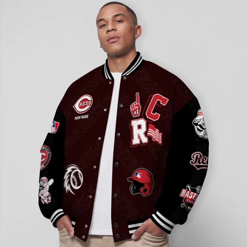 LIMITED EDITION - NEW CUSTOMIZED MLB05 CRS CINCINNATI REDS UNISEX T-SHIRT, POLO, HOODIE & JACKETS