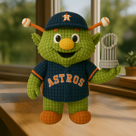 LIMITED EDITION - MLB 06 HTA HOUSTON ASTROS HANDMADE CROCHET