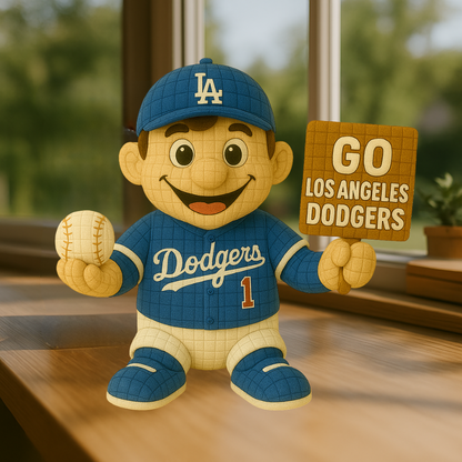 LIMITED EDITION - MLB 01 LAD LOS ANGELES DODGERS HANDMADE CROCHET