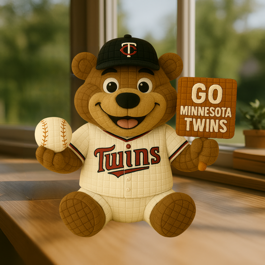 LIMITED EDITION - MLB 22 MNT MINNESOTA TWINS HANDMADE CROCHET