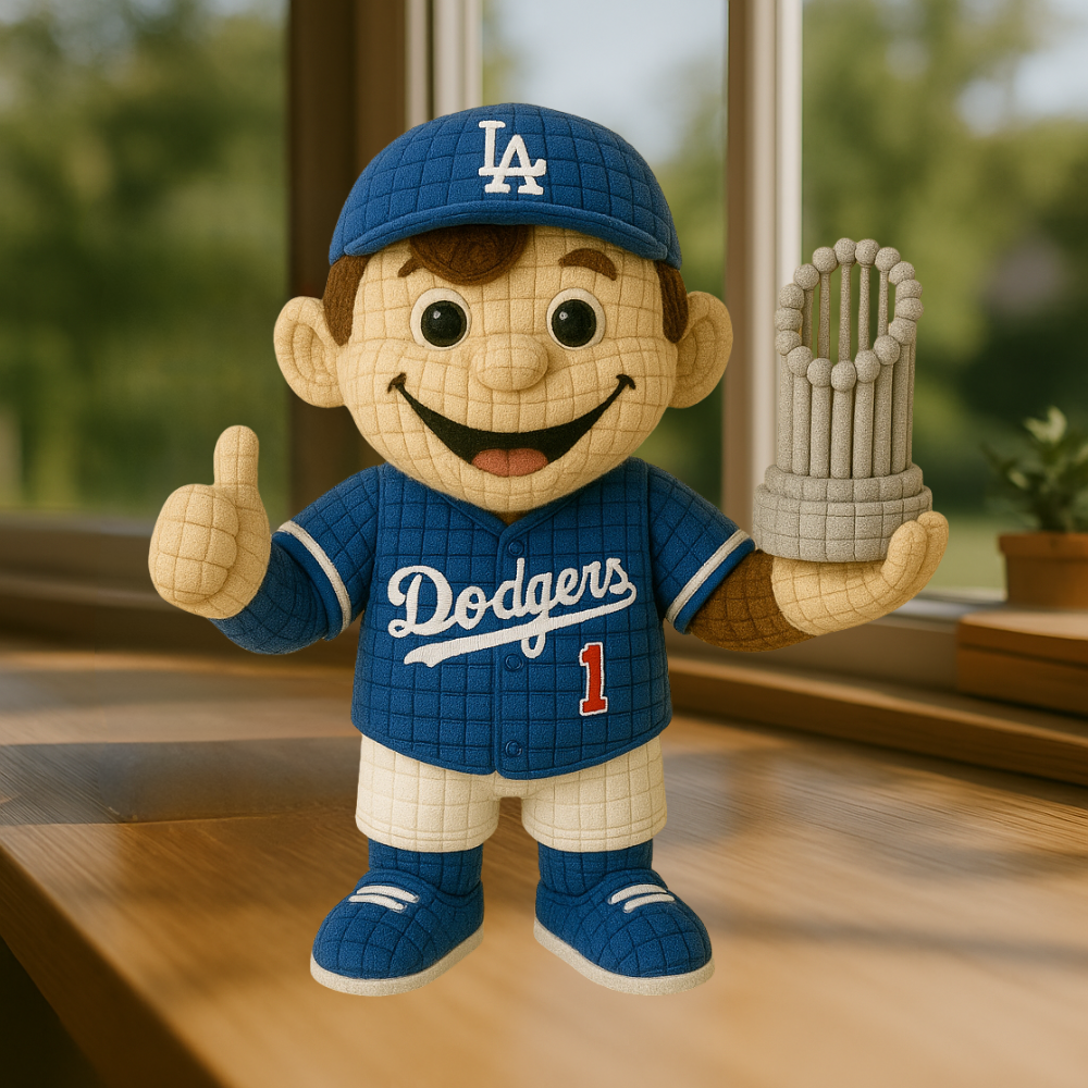 LIMITED EDITION - MLB 01 LAD LOS ANGELES DODGERS HANDMADE CROCHET