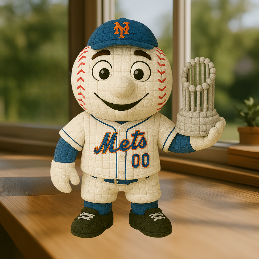 LIMITED EDITION - MLB 09 NYM NEW YORK METS HANDMADE CROCHET
