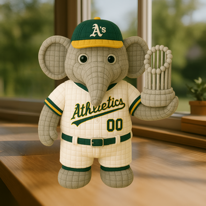 LIMITED EDITION - MLB 24 OAT OAKLAND ATHLETICS HANDMADE CROCHET