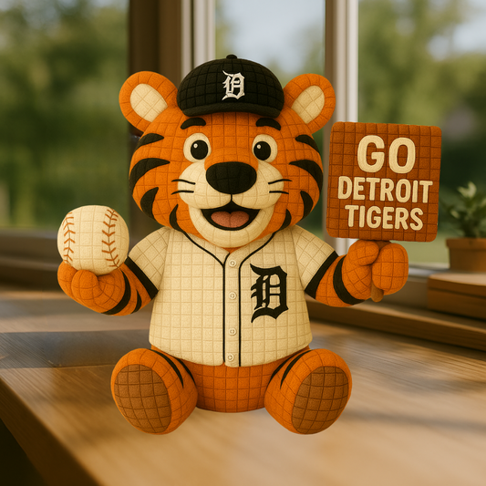 LIMITED EDITION - MLB 02 DTG DETROIT TIGERS HANDMADE CROCHET