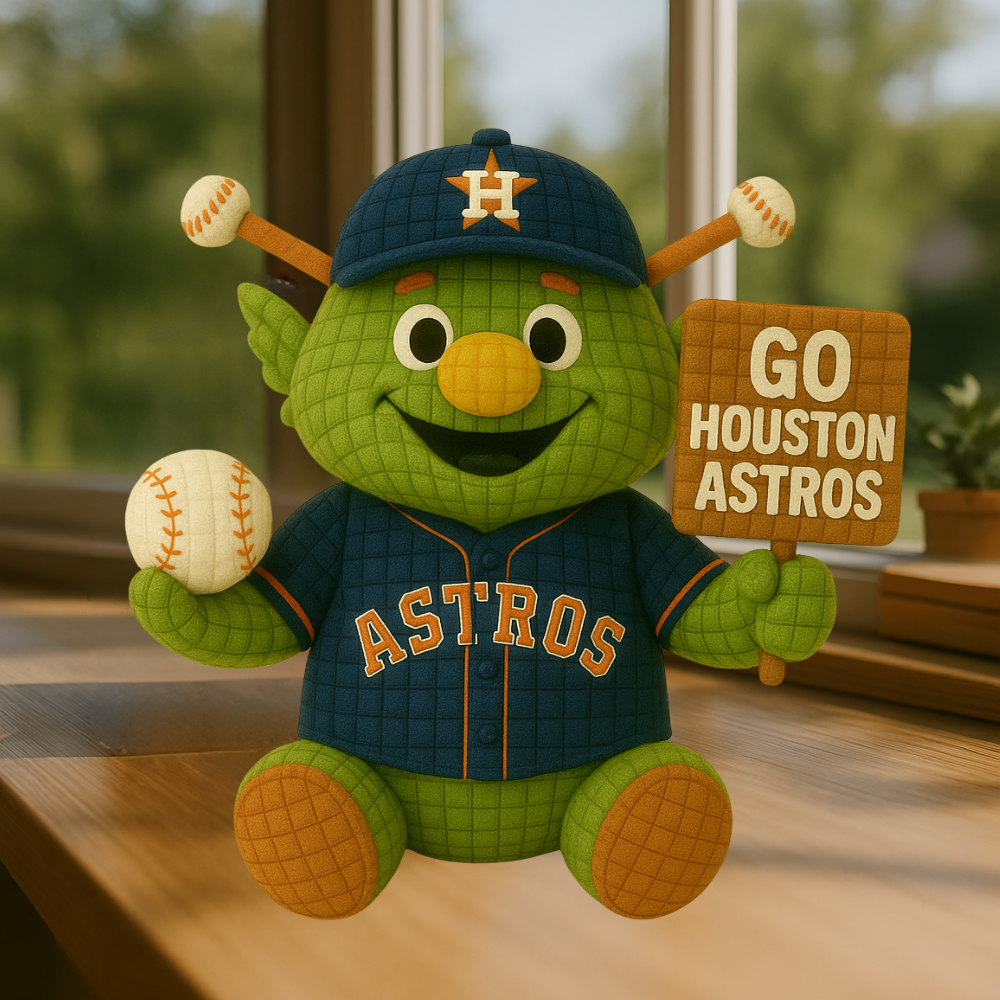 LIMITED EDITION - MLB 06 HTA HOUSTON ASTROS HANDMADE CROCHET
