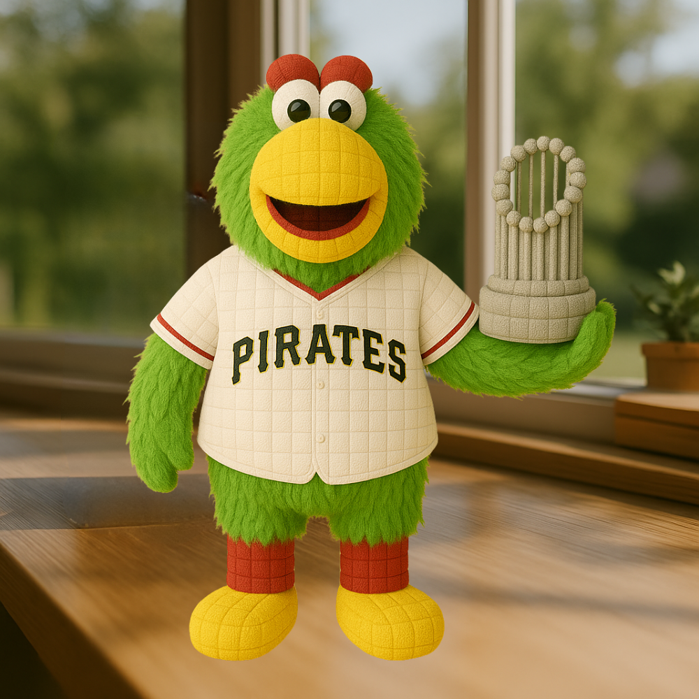 LIMITED EDITION - MLB 25 PBP PITTSBURGH PIRATES HANDMADE CROCHET