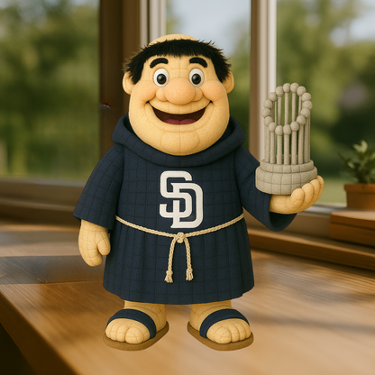LIMITED EDITION - MLB 07 SDP SAN DIEGO PADRES HANDMADE CROCHET