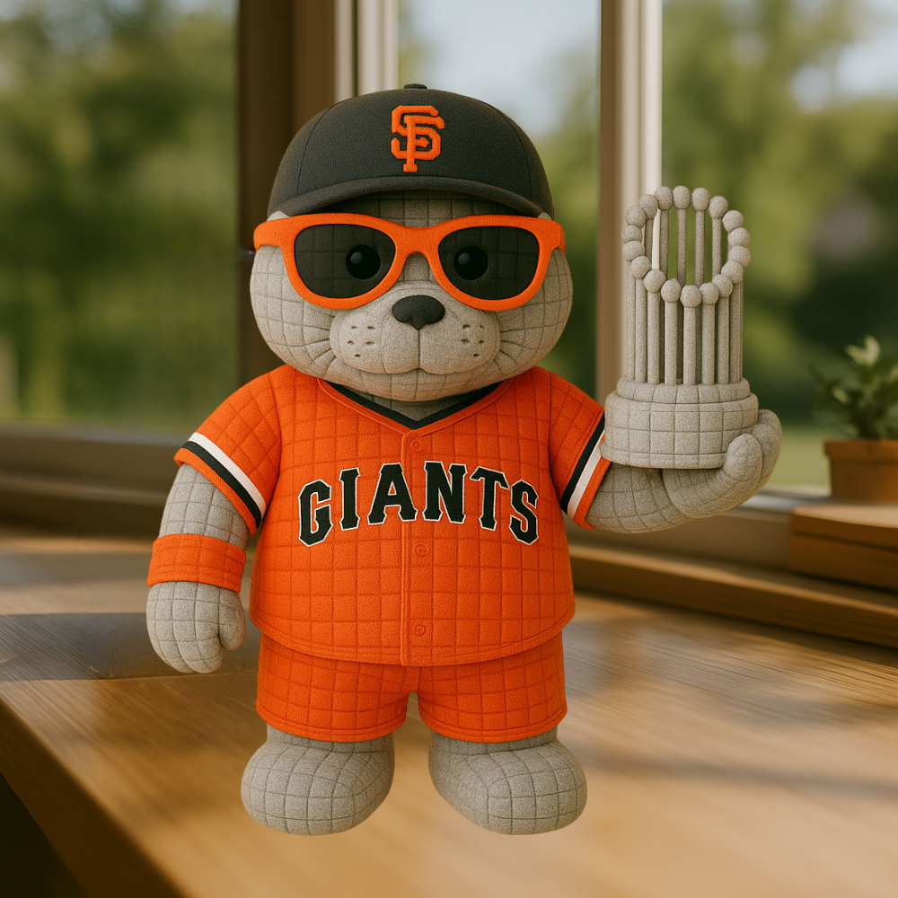 LIMITED EDITION - MLB 26 SFG SAN FRANCISCO GIANTS HANDMADE CROCHET