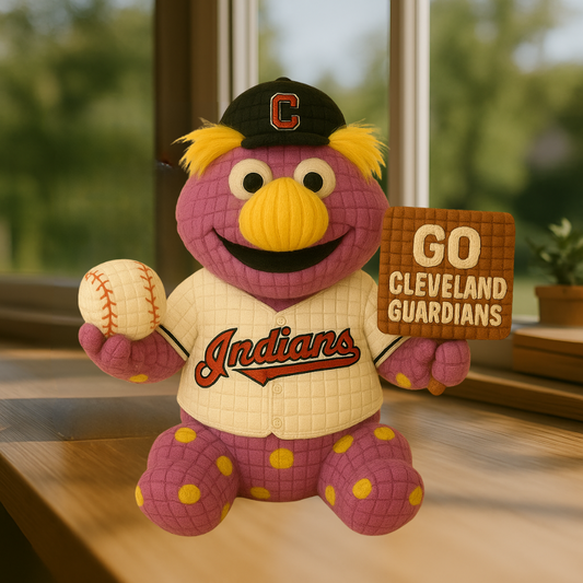 LIMITED EDITION - MLB 16 CLG CLEVELAND GUARDIANS HANDMADE CROCHET